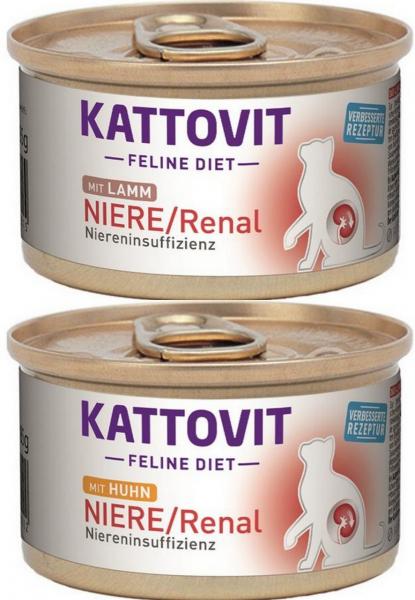 12x 85g Dose Kattovit Diet Niere/Renal